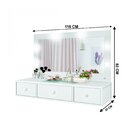 Penteadeira Camarim Suspensa Thais Potente Móveis Branco