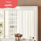 Penteadeira Camarim Versa Home Com Luz E Espelho Branco - Tel