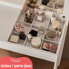 Penteadeira Camarim Versa Home Com Luz E Espelho Branco - Tel