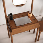 Penteadeira Camarim Vintage Maquiagem Escrivaninha Castanho L