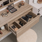 Penteadeira Camarin Suspenso Espelho 1g Nicho Quarto Mayumi 9