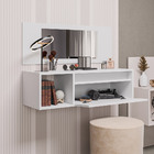 Penteadeira Camarin Suspenso Espelho 1p Nicho Quarto Mayumi 9