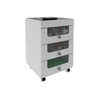 Penteadeira/carrinho De Maquiagem Com 3 Gavetas Multimóveis C