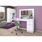 Penteadeira Chanel D900 1 Porta 4 Gavetas Com Espelho E Led H