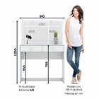 Penteadeira Com 2 Gavetas Daila Branco