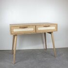 Penteadeira Com 2 Gavetas Retrô 77cm X 90cm Olmo