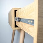 Penteadeira Com 2 Gavetas Retrô 77cm X 90cm Olmo