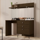 Penteadeira Com 3 Gavetas Diamantine Canela