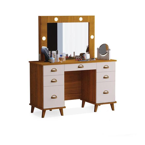 Penteadeira Com 7 Gavetas León Freijó Maní