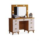 Penteadeira Com Assento Omaha Freijó Maní