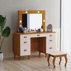 Penteadeira Com Assento Omaha Freijó Maní