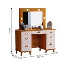 Penteadeira Com Assento Omaha Freijó Maní