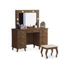 Penteadeira Com Assento Omaha Malbec