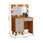 Penteadeira Com Assento Pitsburgo Freijó Maní