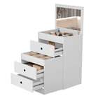 Penteadeira Com Banco Gaveteiro Multiuso Funcional Maquiagem