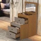 Penteadeira Com Banco Gaveteiro Multiuso Funcional Maquiagem