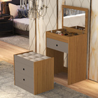 Penteadeira Com Banco Gaveteiro Multiuso Funcional Maquiagem