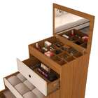 Penteadeira Com Banco Gaveteiro Multiuso Funcional Maquiagem