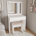 Penteadeira Com Banqueta Abigail 1 Gaveta Branco - Panorama M