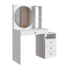 Penteadeira Com Espelho 04 Gavetas Proddy