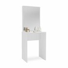 Penteadeira Com Espelho 155cm X 60cm Porto Branco
