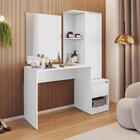 Penteadeira Com Espelho 1 Gaveta E 1 Porta Amoudi Móveis