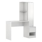 Penteadeira Com Espelho 1 Gaveta E 1 Porta Amoudi Móveis