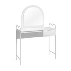 Penteadeira Com Espelho 1 Gaveta Oasis Branco/branco