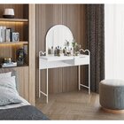 Penteadeira Com Espelho 1 Gaveta Oasis Branco/branco