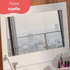 Penteadeira Com Espelho 2 Gavetas Versa Home Branco
