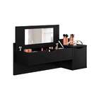 Penteadeira Com Espelho Anne Preta