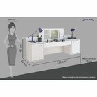 Penteadeira Com Espelho Atração Branca