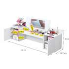 Penteadeira Com Espelho Atração Branca