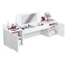 Penteadeira Com Espelho Atração Branca