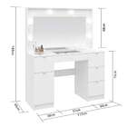 Penteadeira Com Espelho Bianca Branca