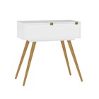 Penteadeira Com Espelho Cristal Branca