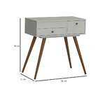 Penteadeira Com Espelho Cristal Off White