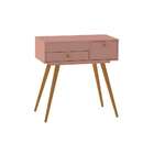 Penteadeira Com Espelho Cristal Rosé