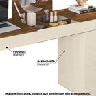 Penteadeira Com Espelho Crystal Freijó E Off White