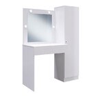 Penteadeira Com Espelho E Armário Multiuso Chanel - Genialfle