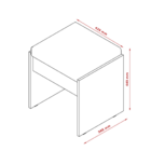 Penteadeira Com Espelho Eloa Off White