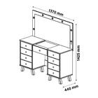 Penteadeira Com Espelho Eloa Off White