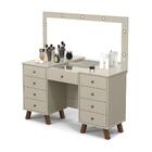 Penteadeira Com Espelho Eloa Off White