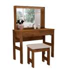 Penteadeira Com Espelho Jasmine Canela