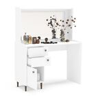 Penteadeira Com Espelho Luisiana Branca