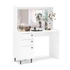 Penteadeira Com Espelho Luisiana Branca