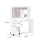 Penteadeira Com Espelho Luisiana Branca