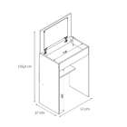 Penteadeira Com Espelho Mimo I Branca