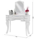Penteadeira Com Espelho Modulado Princesa Branco