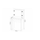 Penteadeira Com Espelho Multimóveis Cr35025 Branca